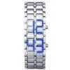 Silver Chain Blue Led